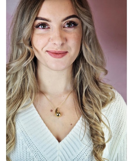 Naszyjnik stal kolekcja Złota Kropla