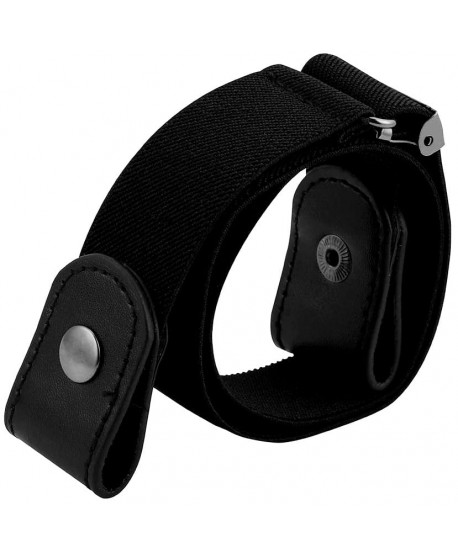 Pasek czarny gumowy klasyczny