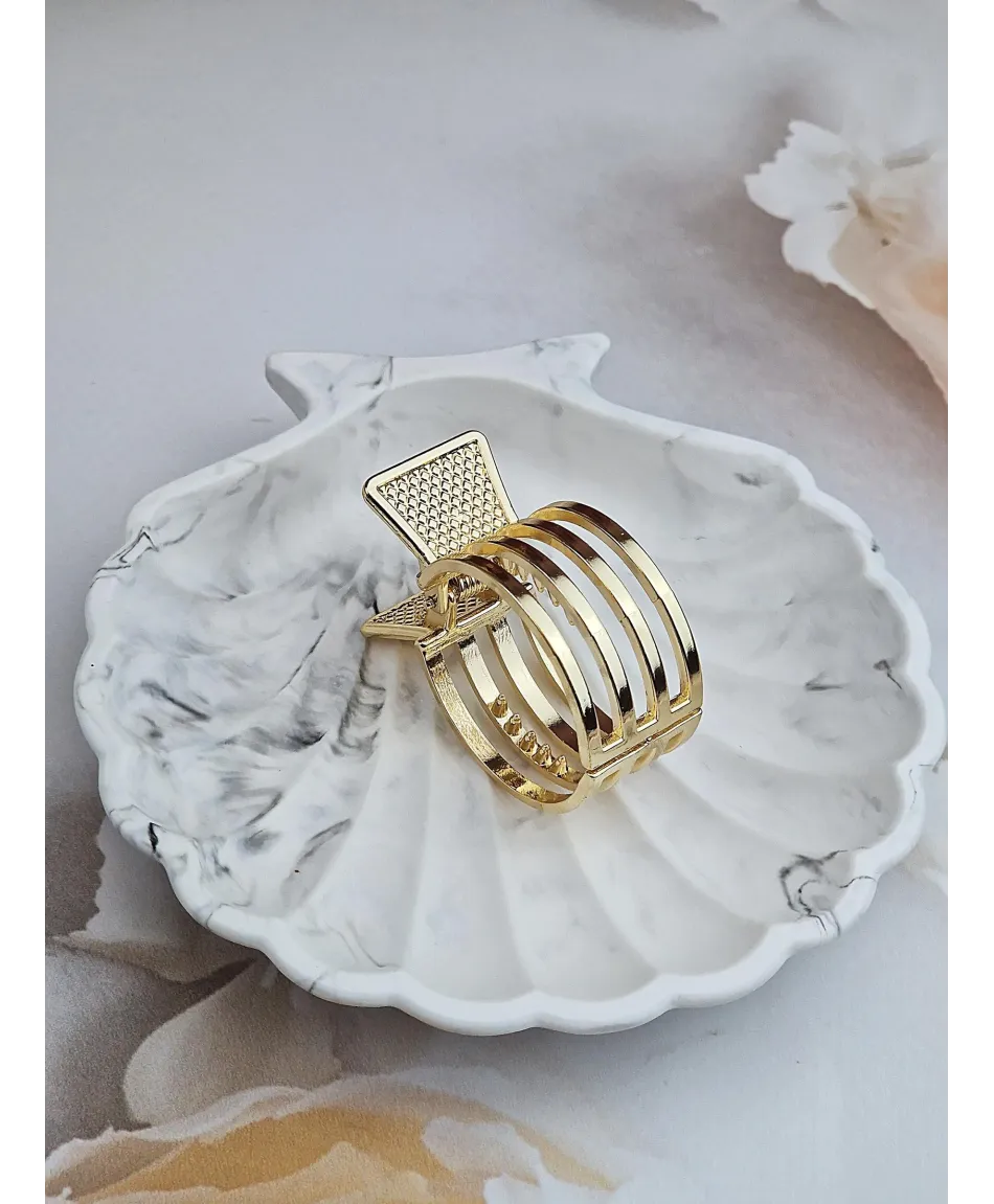 Spinka ozdoba na kucyk z paseczkami