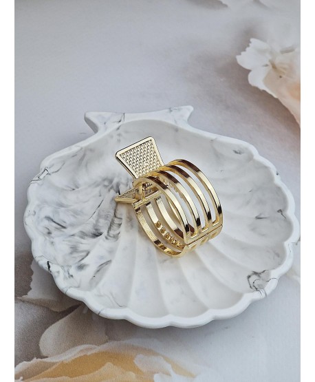 Spinka ozdoba na kucyk z paseczkami