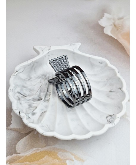 Spinka ozdoba na kucyk z paseczkami