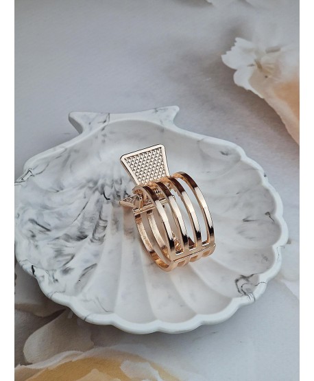 Spinka ozdoba na kucyk z paseczkami