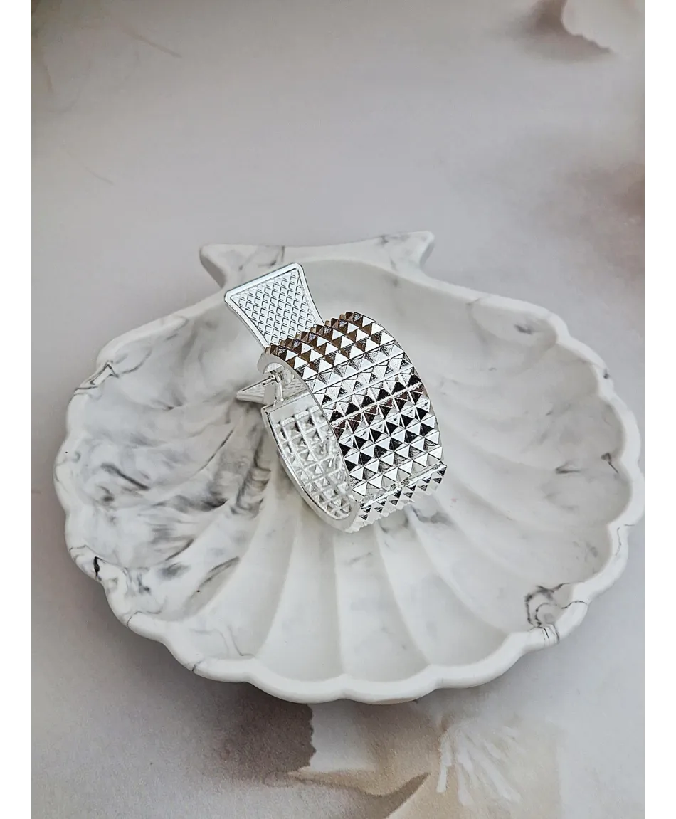 Spinka ozdoba na kucyk ze wzorkiem