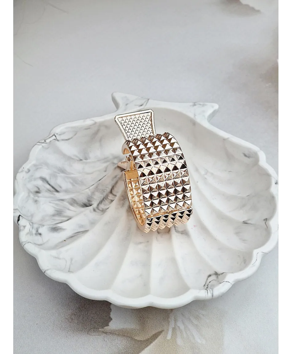 Spinka ozdoba na kucyk ze wzorkiem