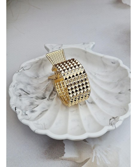 Spinka ozdoba na kucyk ze wzorkiem