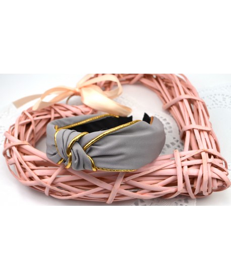 Opaski z węzłem ze złotym wykończeniem kolory