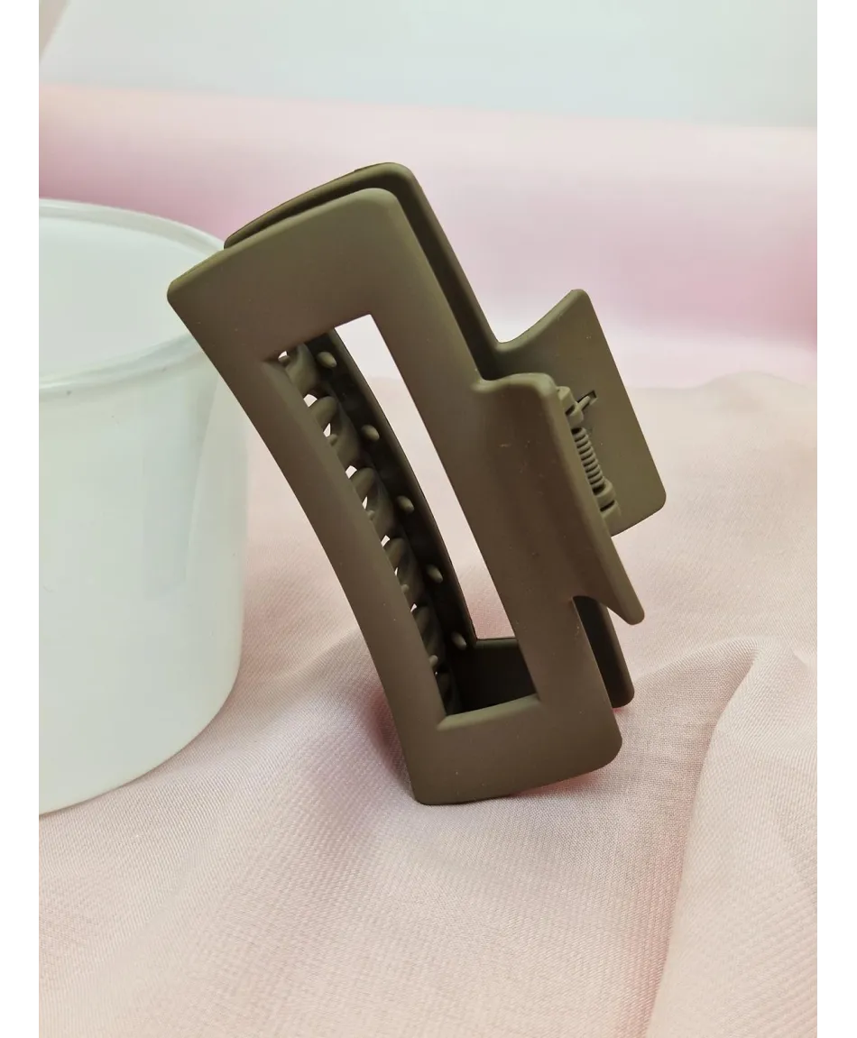 Spinki klamry duże do włosów mat kauczuk