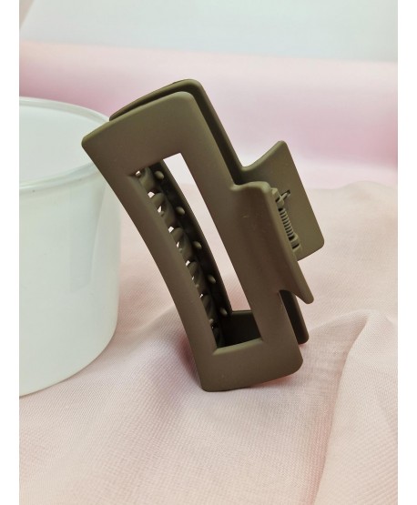 Spinki klamry duże do włosów mat kauczuk