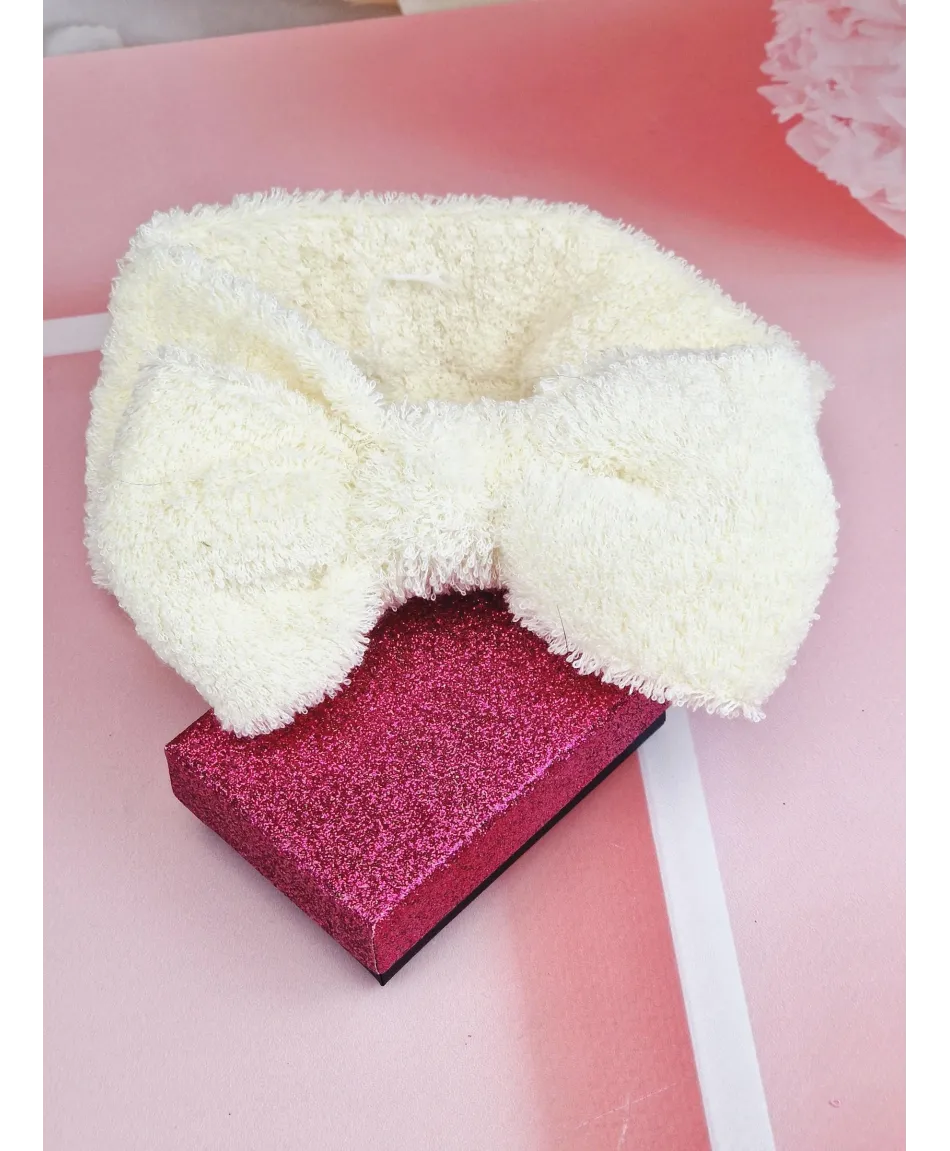 Opaska kosmetyczna spa z kokardą