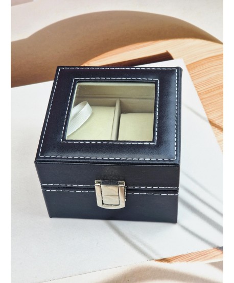 Elegancki organizer na dwa zegarki