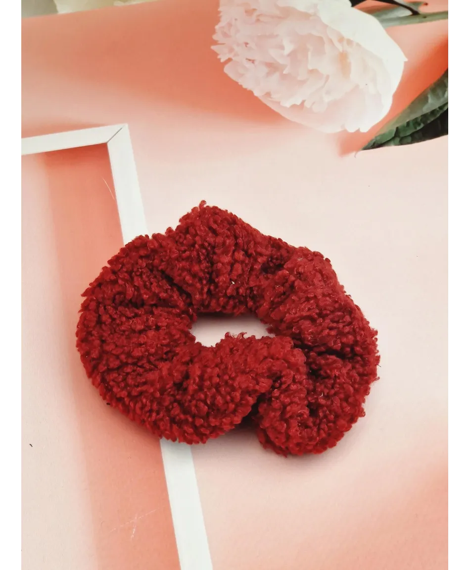 Gumki scrunchies typu baranek