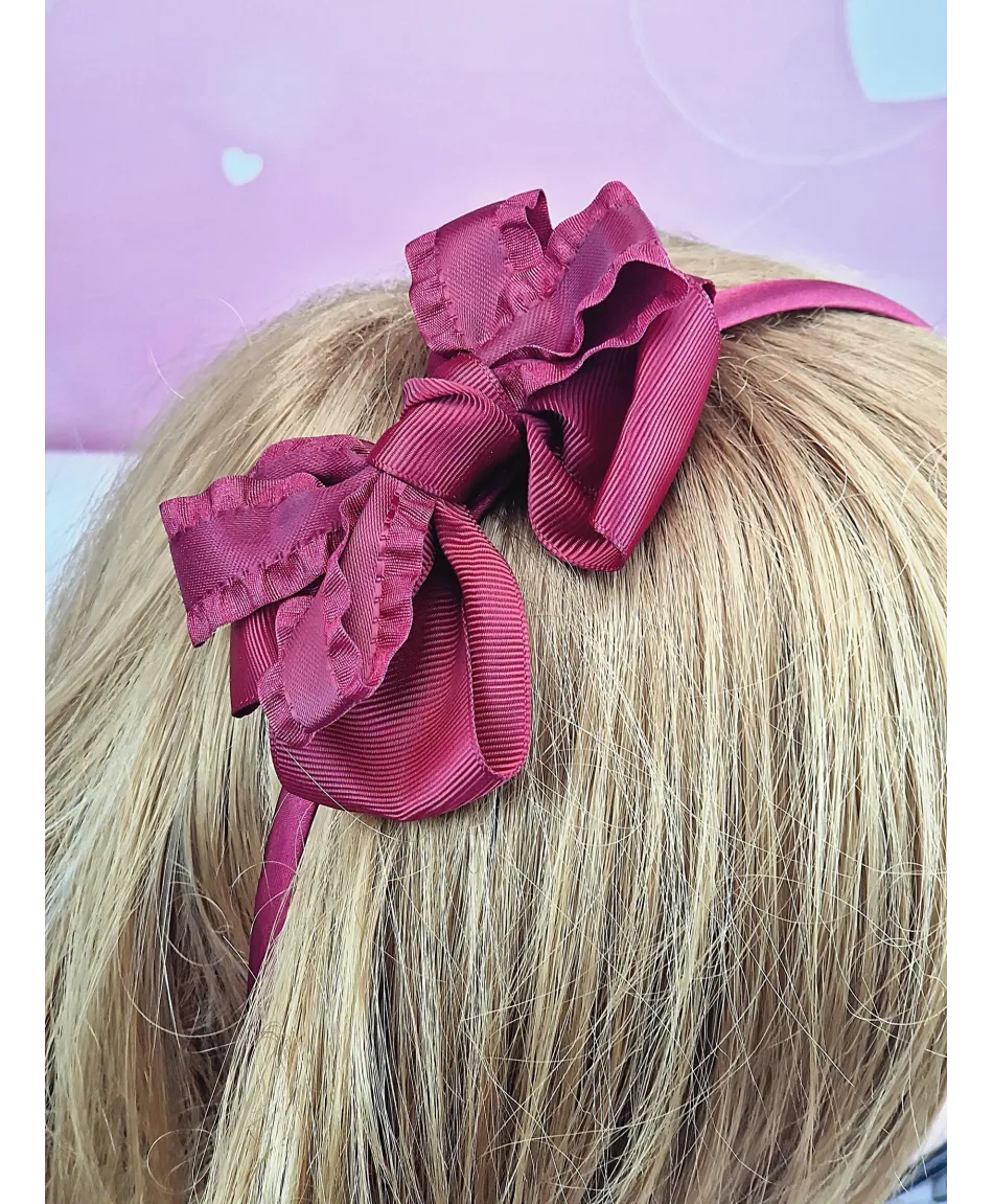 Opaska z uroczą kokardką