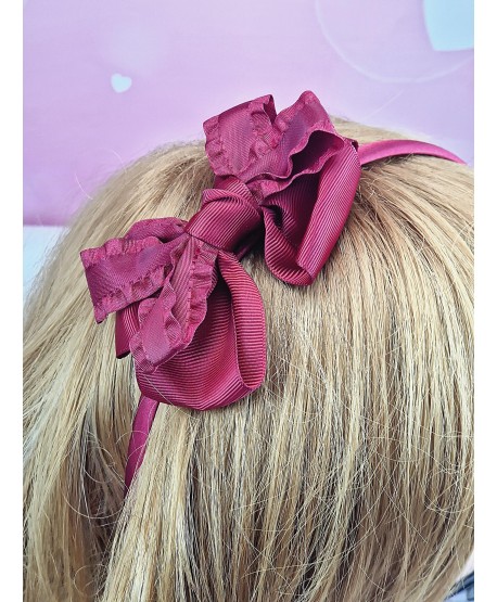 Opaska z uroczą kokardką