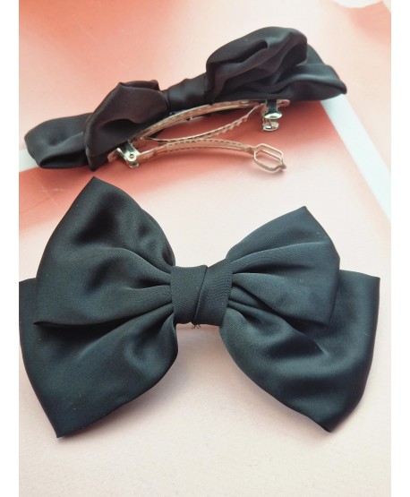 Spinka automatyczna z satynową kokardą