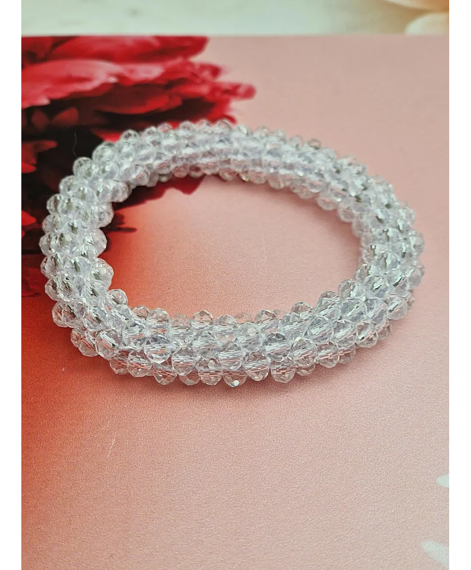 Gumki do włosów ozdobne z kryształków