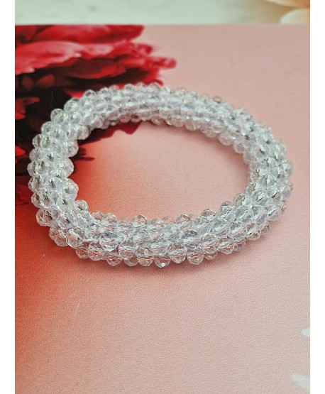 Gumki do włosów ozdobne z kryształków