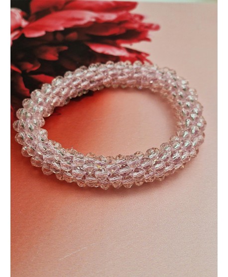 Gumki do włosów ozdobne z kryształków