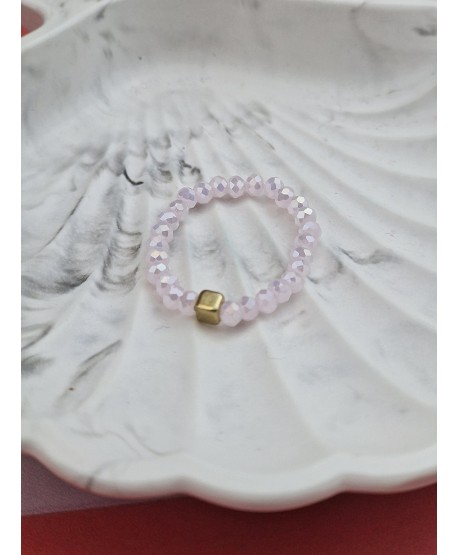 Pierścionek elastyczny z koralików - kolory