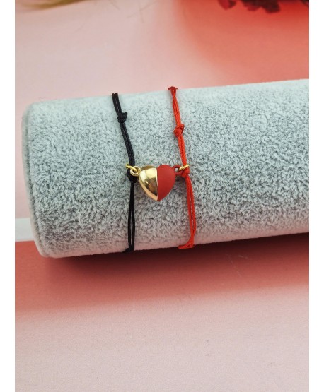 Bransoletki przyjaźni magnetyczne serca Best Friends