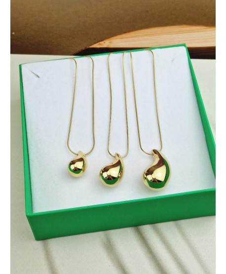 Naszyjnik stal kolekcja Złota Kropla