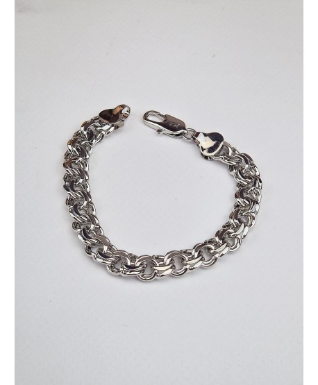 Bransoletka łańcuszkowa srebrna
