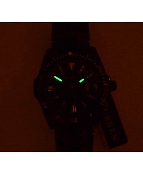 Zegarek męski na czarnej bransolecie