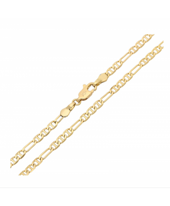 Łańcuszek stal złoty splot gucci 50/55 cm 3 mm