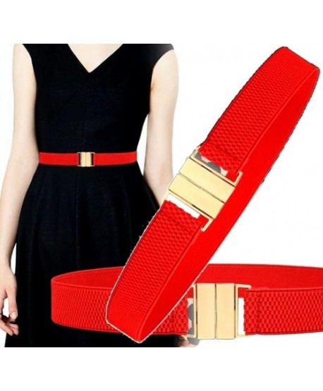 Pasek czerwony gumowy prosta klamra