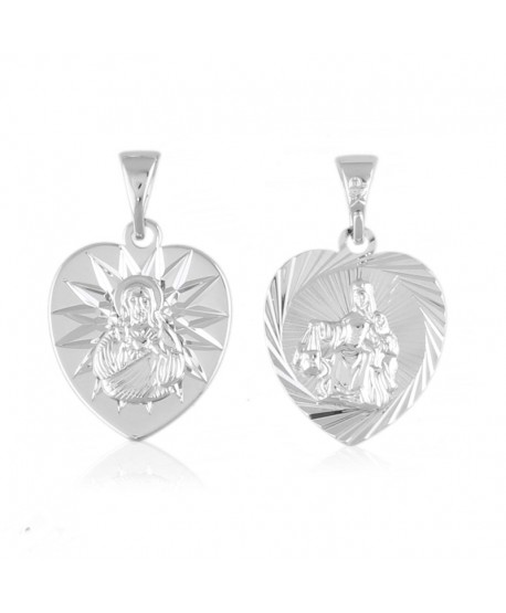 Zawieszka medalik stal srebrny szkaplerz mały