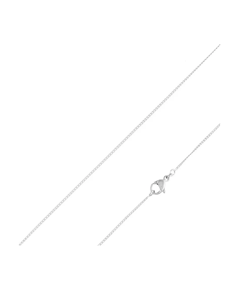 Łańcuszek stal srebrny pancerka