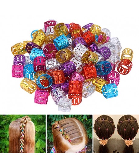 Koraliki do warkoczyków komplet 10 szt