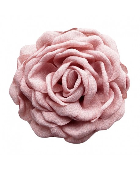 Spinka klamra z kwiatem brudny róz