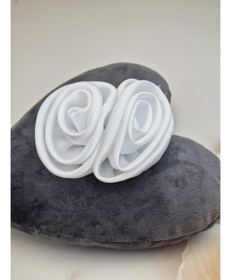 Broszka spinka kwiat podwójna różyczka