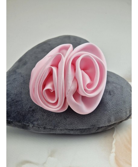 Broszka spinka kwiat podwójna różyczka