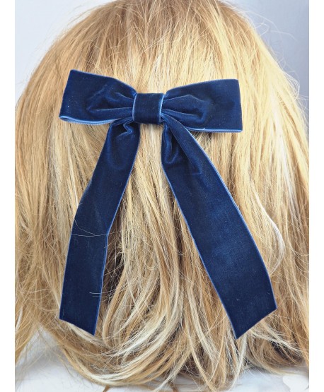 Kokardy do włosów długie na spince
