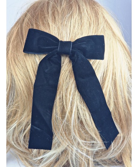 Kokardy do włosów długie na spince