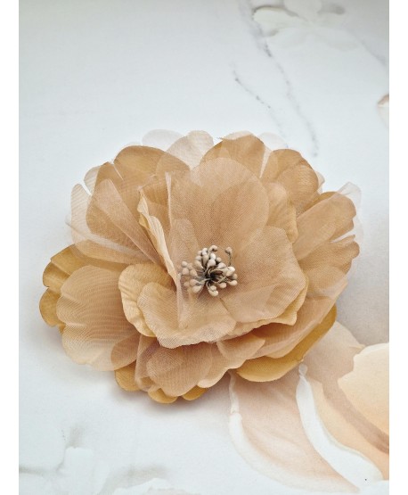 Broszka spinka duży kwiat mak