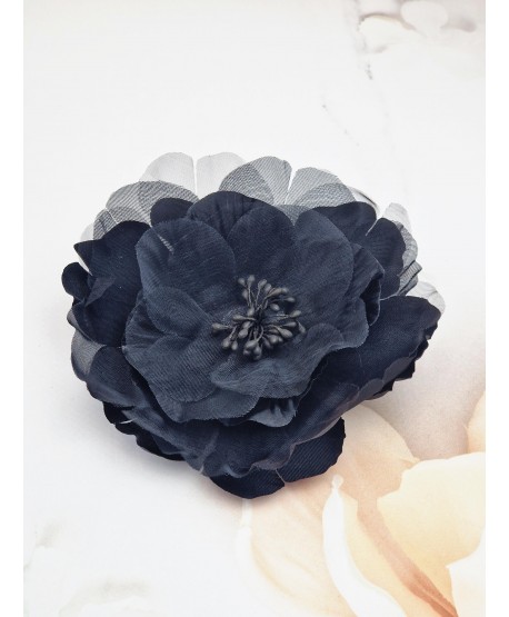 Broszka spinka duży kwiat mak