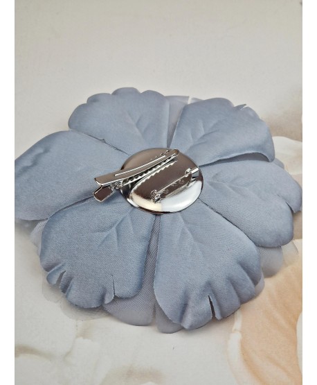 Broszka spinka duży kwiat mak