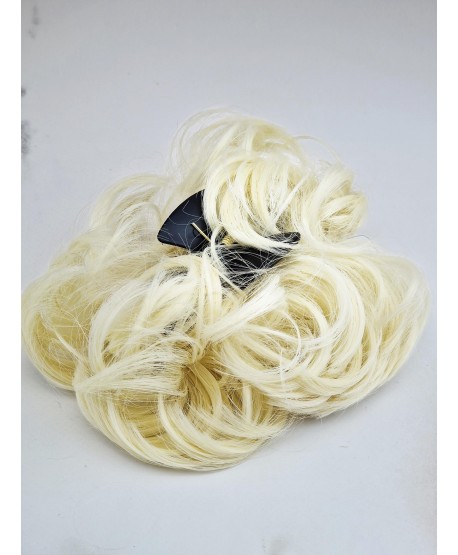 Spinki z włosami koczek z włosów