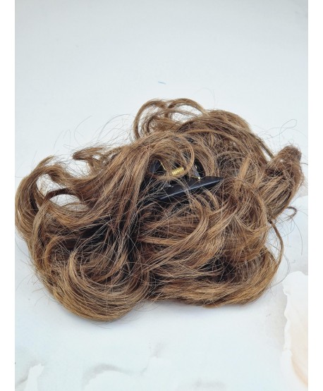 Spinki z włosami koczek z włosów