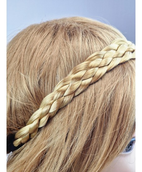 Opaski na gumce z włosami warkocz z włosów