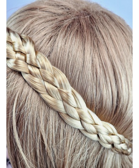 Opaski na gumce z włosami warkocz z włosów