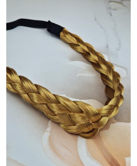 Opaski na gumce z włosami warkocz z włosów