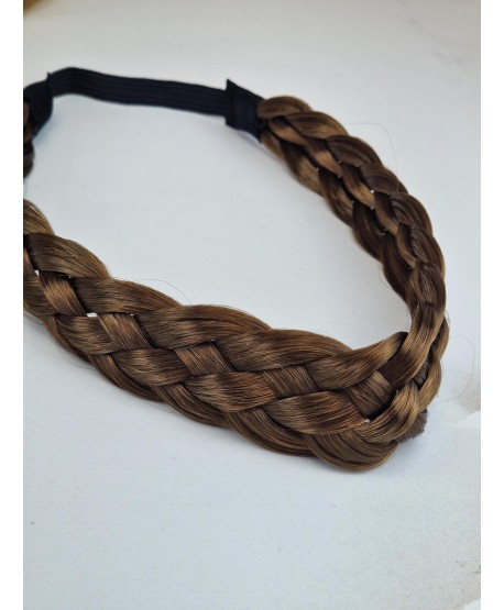 Opaski na gumce z włosami warkocz z włosów