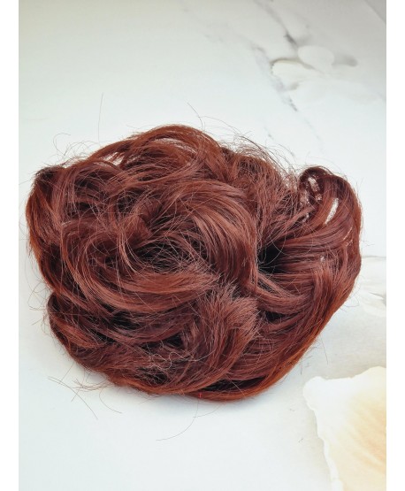 Gumki z włosami sztuczne włosy koczek z włosów