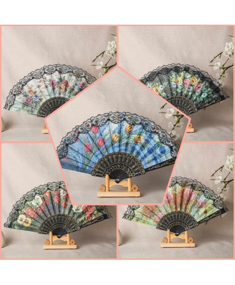 Wachlarze japońskie kwiatowe