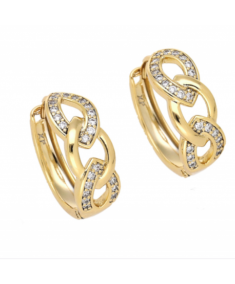 Kolczyki stal łańcuchowe kółeczka 1,7 cm