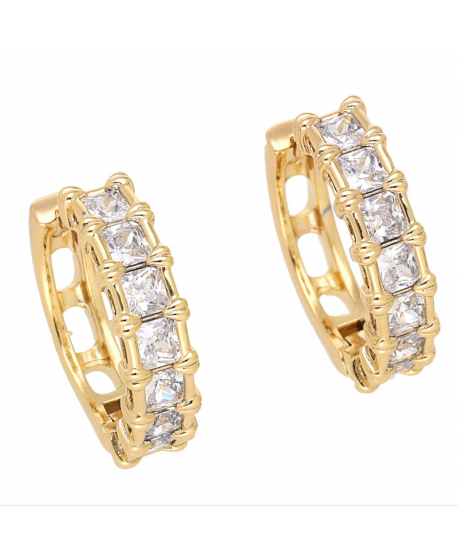 Kolczyki stal cyrkoniowe kółka 1,8 cm