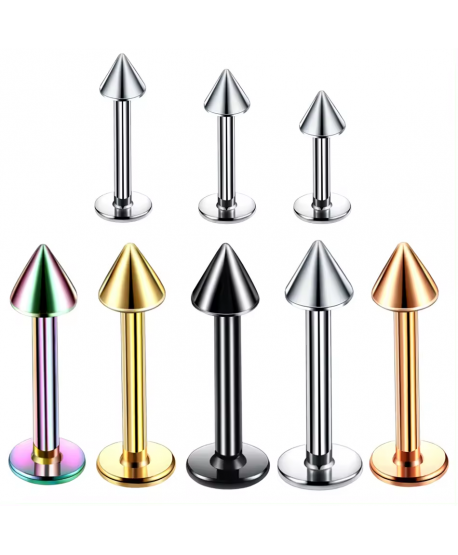 Piercing labret stal chirurgiczna